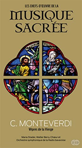 Livrenpoche : C. Monteverdi, vêpres de la vierge, volume 19 : Maria stader, walter berry, choeur et orchestre symphonique de la radio bavaroise - Monteverdi - CD