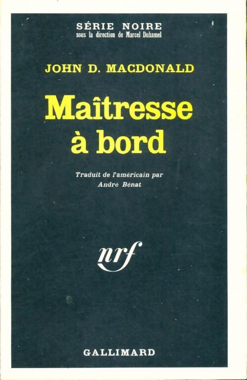 Livrenpoche : Maîtresse à bord - John Dan Mac Donald - Livre