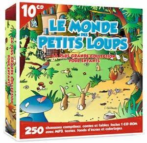 Livrenpoche : Le monde des petits loups (coffret 10 CD) - Michel Salvati - CD