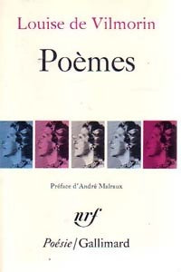 Poèmes - Louise De Vilmorin - Livre