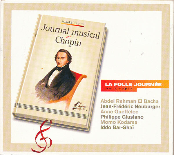 Livrenpoche : Abdel Rahman El Bacha, Jean - Frédéric neuburger, anne queffélec, philippe giusiano, momo kodama, iddo bar - Shaï - Journal musical de Chopin - Chopin, Abdel Rahman El Bacha, Jean-Frédéric Neuburger - CD