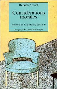 Livrenpoche : Considérations morales - Hannah Arendt - Livre