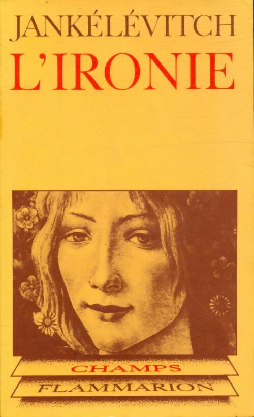 Livrenpoche : L'ironie - Vladimir Jankélévitch - Livre