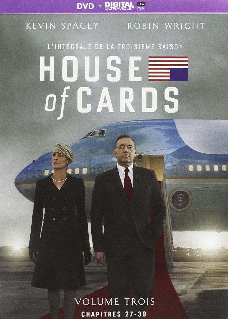 Livrenpoche : House of cards Saison 3 - Agnieszka Holland, John David Coles, James Foley, Robin Wright, Tucker Gates, John Dahl - DVD