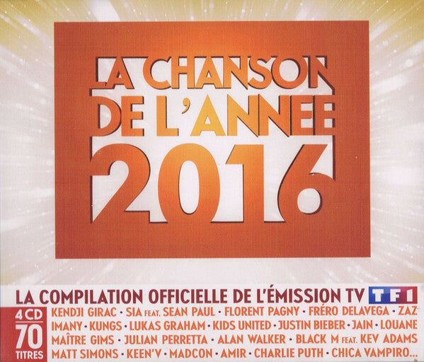 Livrenpoche : Collectif - La Chanson De L'année 2016 - Collectif - CD