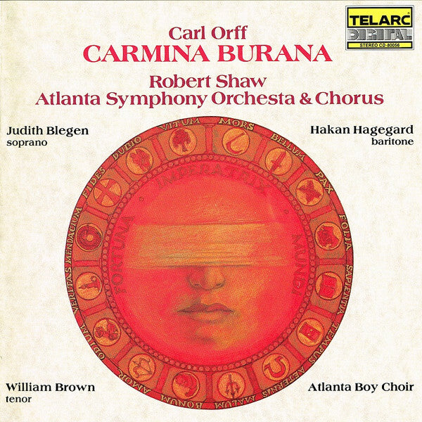 Livrenpoche : Carl Orff - robert shaw, atlanta symphony orchestra & chorus , the atlanta boy choir, judith blegen, hakan hagegard , william brown - carmina burana - Carl Orff - CD