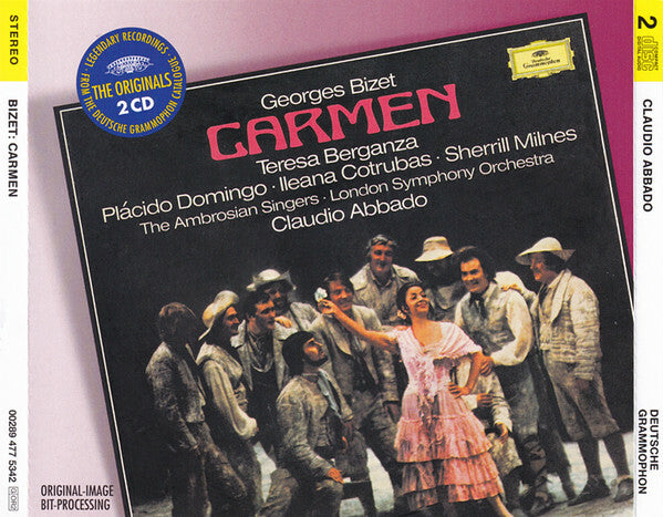 Livrenpoche : Georges Bizet - teresa berganza, placido domingo, ileana cotrubas, sherrill milnes, the ambrosian singers, london symphony orchestra, claudio abbado - Carmen - Georges Bizet - CD