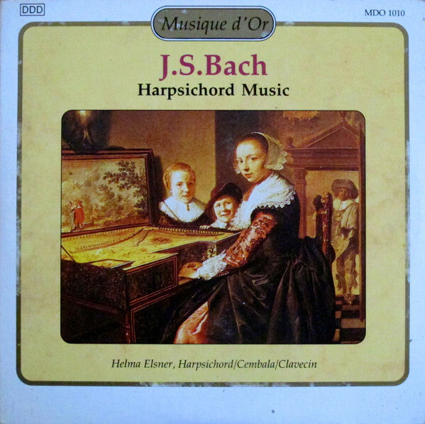 Livrenpoche : J.S. Bach, Helma Elsner - Harpsichord music - J.S. Bach, Helma Elsner - CD