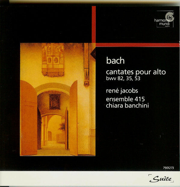 Livrenpoche : Bach, René Jacobs, Ensemble 415, Chiara Banchini - Cantates pour alto bwv 82, 35, 53 - Bach, Ensemble 415, Chiara Banchini, René Jacobs - CD