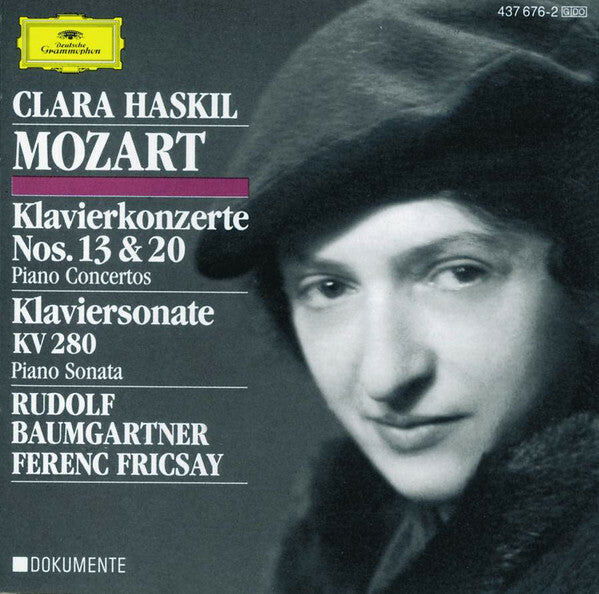Livrenpoche : Mozart, Clara Haskil, Rudolf Baumgartner, Ferenc Fricsay - Klavierkonzerte nos.13 & 20, klaviersonate kv 280 - Mozart, Ferenc Fricsay, Clara Haskil, Rudolf Baumgartner - CD