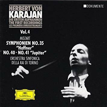 Livrenpoche : Mozart Herbert Von Karajan - Karajan the first recordings vol. 4 - Mozart symphonien nos. 35, 40 - 41 - Mozart, Herbert Von Karajan - CD