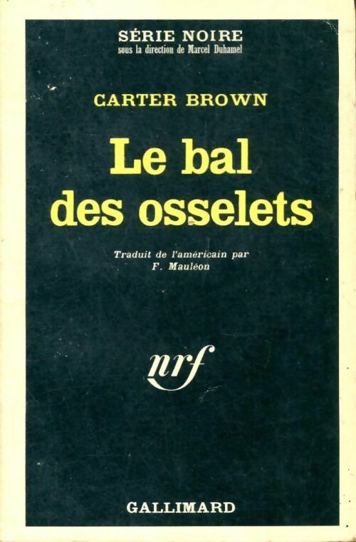 Livrenpoche : Le bal des osselets - Carter Brown - Livre