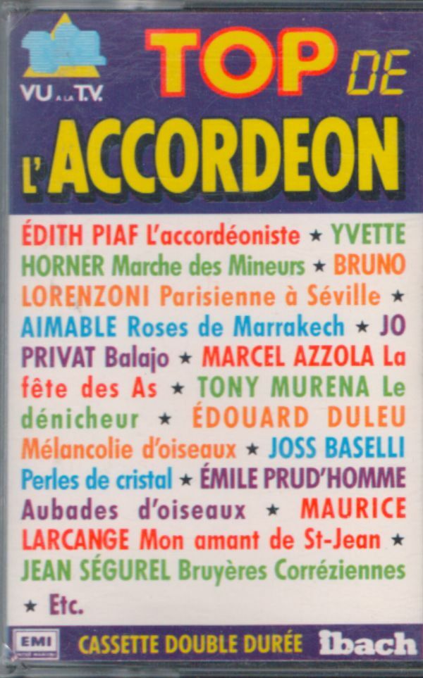 Livrenpoche : Top de l'accordéon - Collectif - Cassette