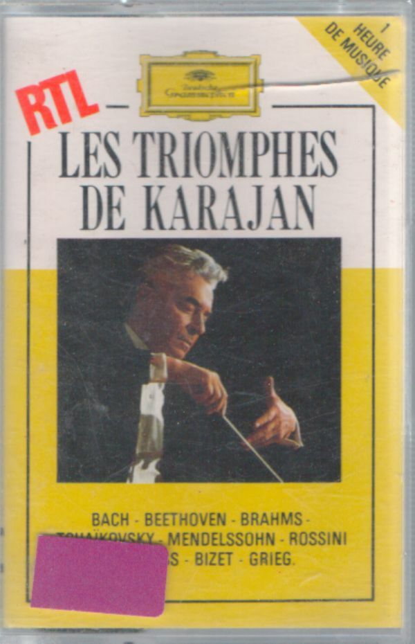 Livrenpoche : Herbert von Karajan, Berliner Philharmoniker - Les triomphes de Karajan - Herbert Von Karajan, Berliner Philharmoniker - Cassette
