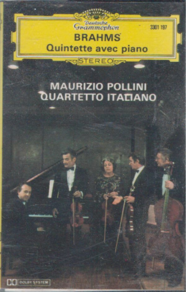 Livrenpoche : Brahms, Maurizio Pollini, Quartetto Italiano - Quintette avec piano - Brahms, Maurizio Pollini, Quartetto Italiano - Cassette