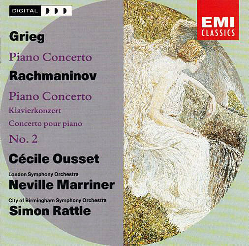 Livrenpoche : Grieg, Rachmaninov - Cécile ousset, london symphony orchestra, neville marriner, city of birmingham symphony orchestra, simon rattle - Piano concertos - GRIEG, Rachmaninov - CD