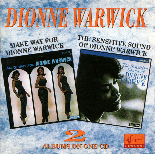 Livrenpoche : Dionne Warwick - Make way for dionne warwick the sensitive sound of dionne warwick - Dionne Warwick - CD