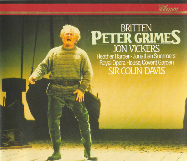 Livrenpoche : Britten - Jon vickers, orchestra and chorus of the royal opera house, covent garden, sir colin davis - Peter grimes - Britten - CD
