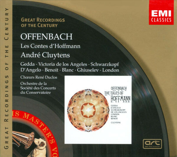 Livrenpoche : Offenbach - Gedda, victoria de los angeles, schwarzkopf, d'angelo, benoit, blanc, ghiuselev, london, churs rené duclos, orchestre de la société des concerts du conservatoire, andré - Offenbach - CD
