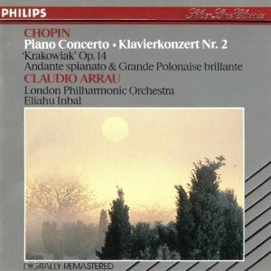 Livrenpoche : Frédéric Chopin - Claudio arrau - Piano concerto no. 2 in f minor, op. 21 , concert rondo in f, op. 14 krakowiak , andante spianato et grande polonaise brillante in e flat, op. 22 - Frédéric Chopin - CD