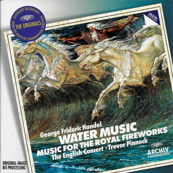Livrenpoche : George Frideric Handel - The english concert trevor pinnock - Water music , music for the royal fireworks - George Frideric Handel - CD