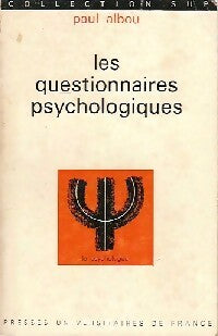 Livrenpoche : Les questionnaires psychologiques - Paul Albou - Livre