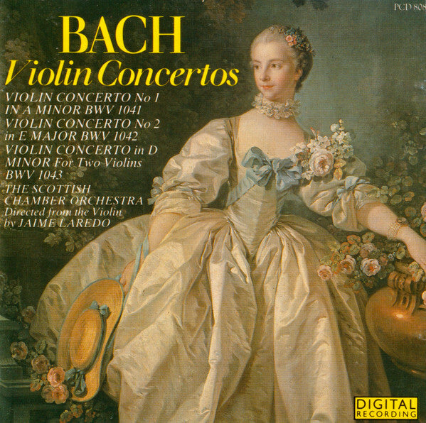 Livrenpoche : Bach - The scottish chamber orchestra, jaime laredo - Violin concertos - Bach - CD