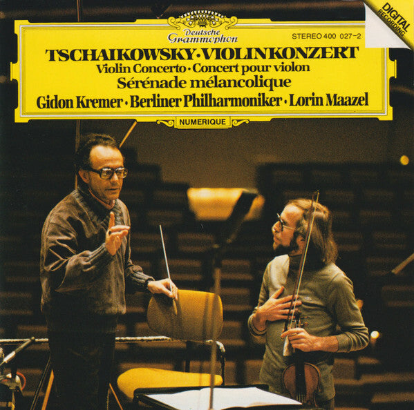 Livrenpoche : Peter Tschaikowsky, Gidon Kremer, Berliner Philharmoniker, Lorin Maazel - Violinkonzert = violin concerto = concert pour violon, sérénade mélancolique - Berliner Philharmoniker, Lorin Maazel, Gidon Kremer, Peter Tschaikowsky - CD