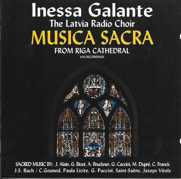 Livrenpoche : Inessa Galante & Latvian Radio Choir - Musica sacra - Inessa Galante, Latvian Radio Choir - CD