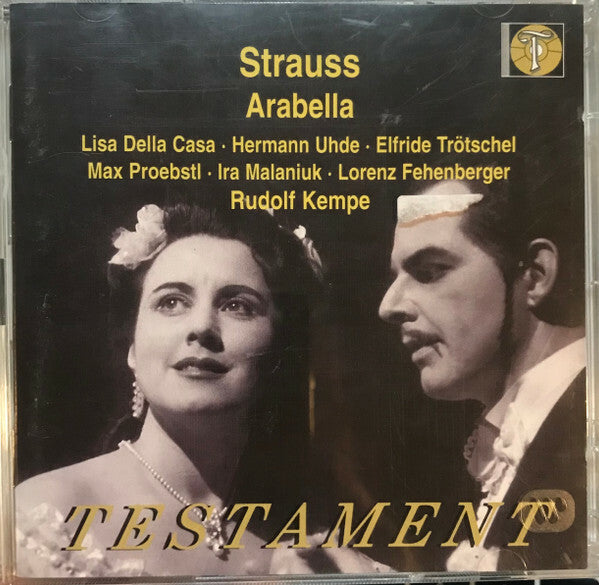 Livrenpoche : Strauss*, Lisa Della Casa, Hermann Uhde, Elfride Trötschel, Max Proebstl, Ira Malaniuk, Lorenz Fehenberger, Rudolf Kempe - Arabella - Strauss, Lisa Della Casa, Rudolf Kempe, Hermann Uhde, Elfride Trötschel, Max Proebstl, Ira Malaniuk, Lorenz Fehenberger - CD