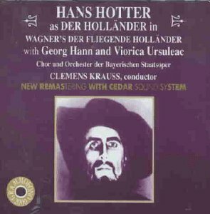 Livrenpoche : Der Fliegende Holländer (Import) - Hann, Krauss, Hotter - CD