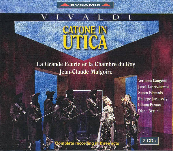 Livrenpoche : Vivaldi* - Veronica Cangemi, Jacek Laszczkowski, Simon Edwards (3), Philippe Jaroussky, Liliana Faraon, Diana Bertini, La Grande Ecurie Et La Chambre Du Roy, Jean-Claude Malgoire - Catone In Utica - Vivaldi - CD