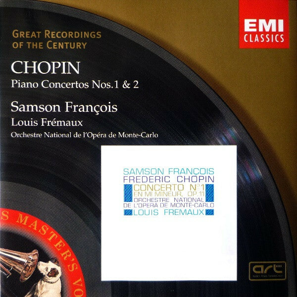 Livrenpoche : Chopin - Samson françois, orchestre national de l'opéra de monte - Carlo, louis frémaux - Piano concertos nos. 1 & 2 - Chopin - CD