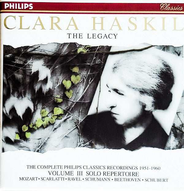 Livrenpoche : Clara Haskil - The legacy Volume III - Clara Haskil - CD