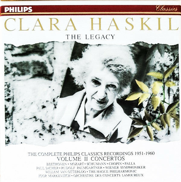 Livrenpoche : Clara Haskil - The legacy - Volume II : Concertos - Clara Haskil - CD