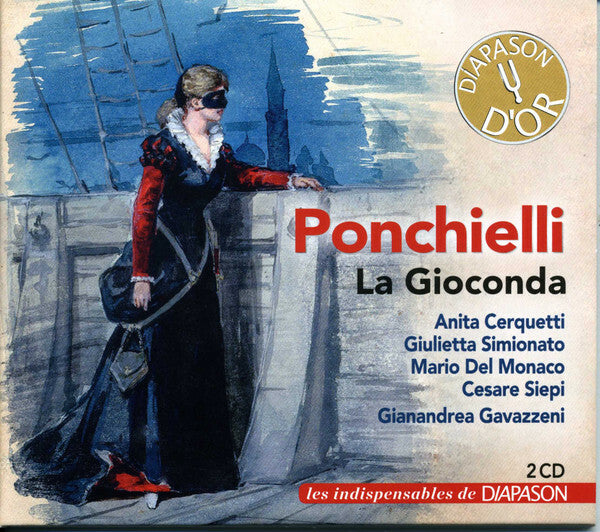 Livrenpoche : Ponchielli - Anita cerquetti, giulietta simionato, mario del monaco cesare siepi gianandrea gavazzeni - La gioconda - Ponchielli - CD