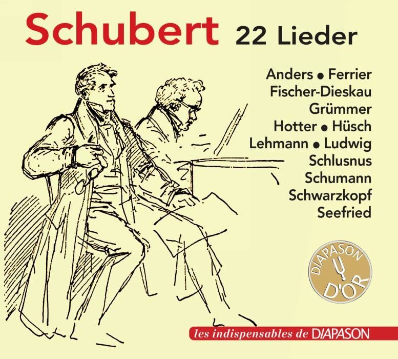 Livrenpoche : Schubert - 22 lieder - Schubert - CD