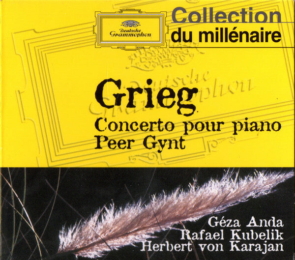 Livrenpoche : Edvard Grieg Géza Anda, Rafael Kubelik, Herbert Von Karajan - Concerto pour piano, peer gynt - Herbert Von Karajan, Edvard Grieg Géza Anda, Rafael Kubelik - CD
