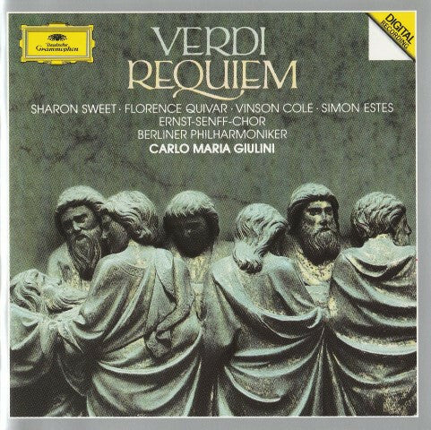 Livrenpoche : Verdi Sharon Sweet Florence Quivar Vinson Cole Simon Estes Ernst - Senff - Chor berliner philharmoniker, carlo maria giulini - Requiem - Carlo Maria Giulini, Verdi Sharon Sweet Florence Quivar Vinson Cole Simon Estes Ernst-Senff-Chor Berliner Philharmoniker - CD