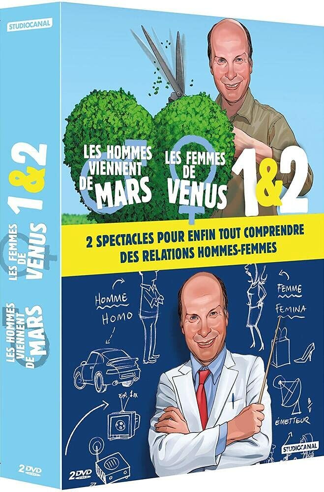 Livrenpoche : Les Hommes Viennent de Mars, Les Femmes de Vénus 1 & 2 - Gérard Pullicino - DVD