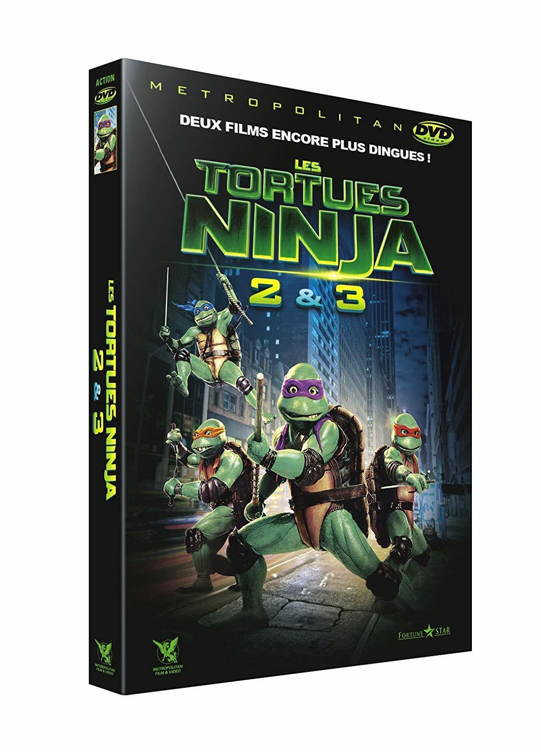 Livrenpoche : Les tortues Ninja 2 & 3 : Le secret de la mutation / Les tortues Ninja 3 : Nouvelle génération - Michael Pressman, Stuart Gillard - DVD