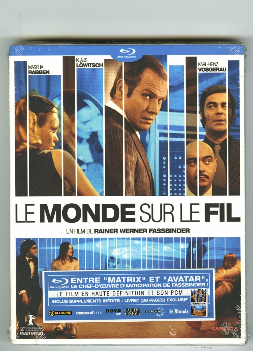 Livrenpoche : Le Monde sur Le Fil (Blu-Ray) - Rainer Werner Fassbinder - DVD