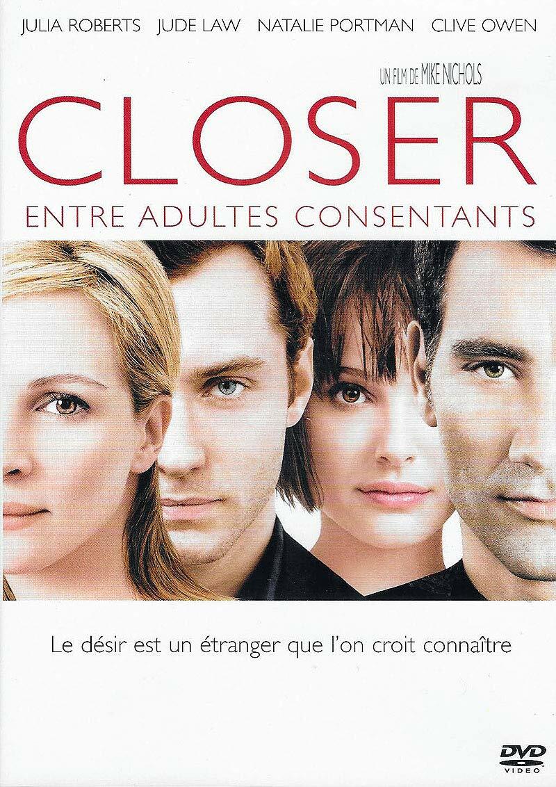Livrenpoche : CLOSER - ENTRE ADULTES CONSENTANTS - Mike Nichols - DVD