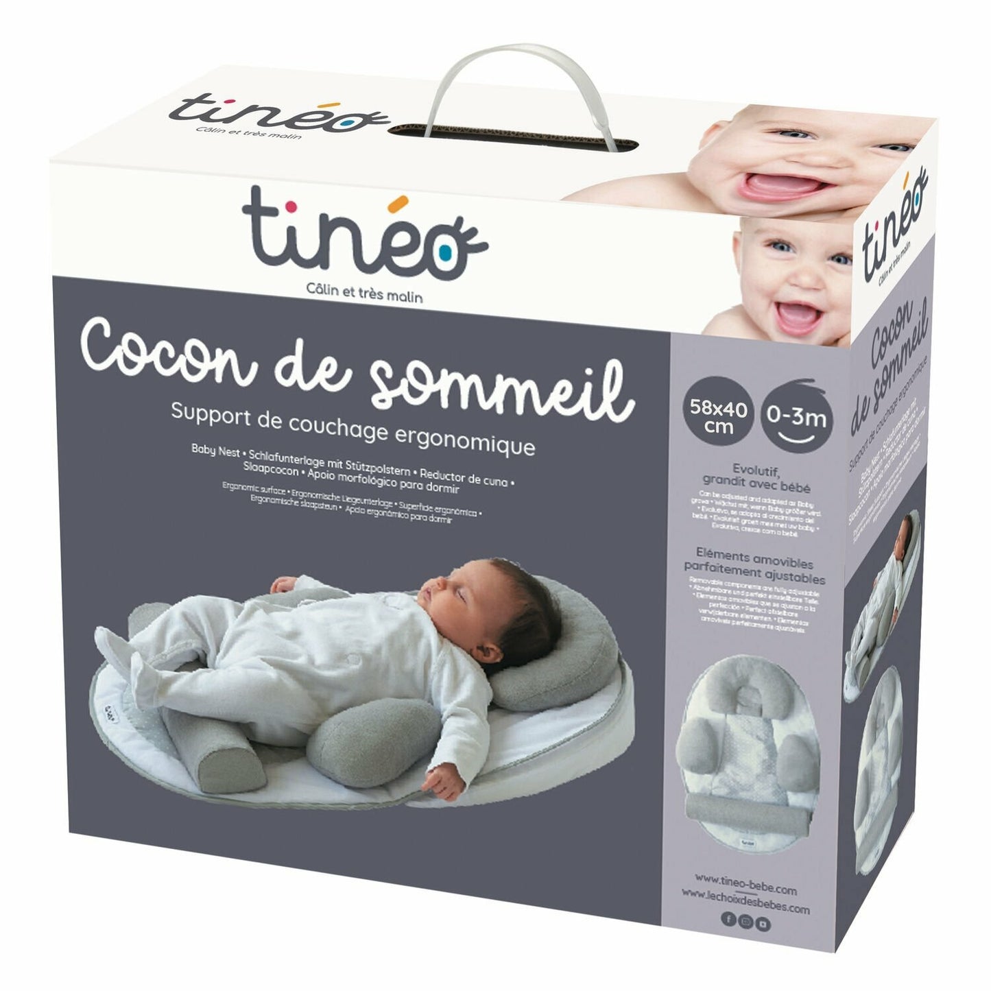 Livrenpoche : Cocon de sommeil Tinéo 58x40cm - - Divers