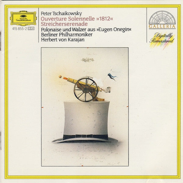 Livrenpoche : Peter Tschaikowsky* - Berliner Philharmoniker - Herbert von Karajan - Ouverture Solennelle »1812« - Streicherserenade - Polonaise Und Walzer Aus »Eugen Onegin« - Peter Tschaikowsky - CD