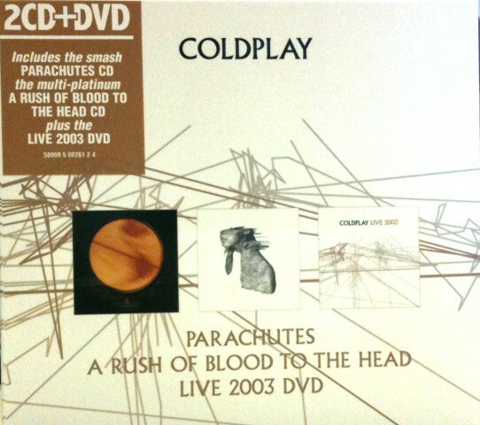 Livrenpoche : Coldplay - Parachutes / A Rush Of Blood To The Head / Live 2003 DVD - Coldplay - CD