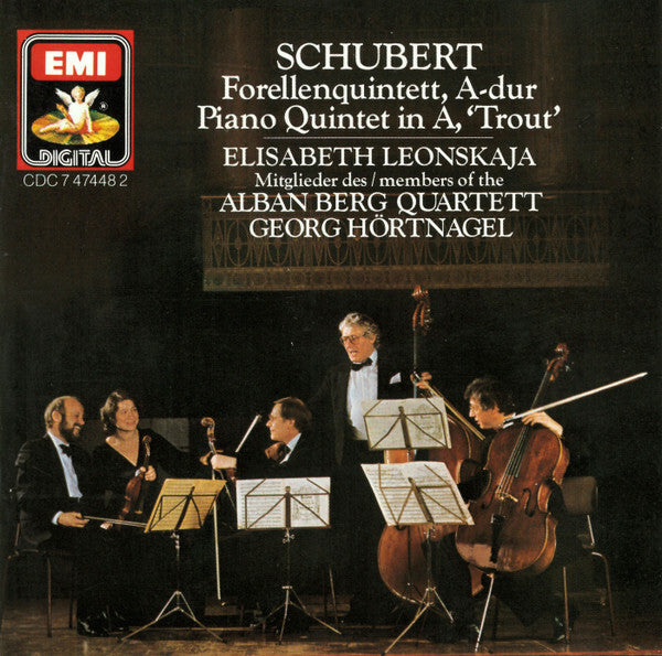 Livrenpoche : Schubert* ? Elisabeth Leonskaja, Mitglieder Des Alban Berg Quartett, Georg Hörtnagel - Forellenquintett, A-dur · Piano Quintet In A, 'Trout' - Schubert ? Elisabeth Leonskaja, Mitglieder Des Alban Berg Quartett, Georg Hörtnagel - CD