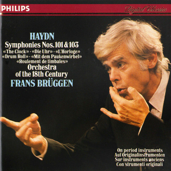 Livrenpoche : Haydn* - Orchestra Of The 18th Century, Frans Brüggen - Symphonies Nos. 101 & 103 - haydn - CD