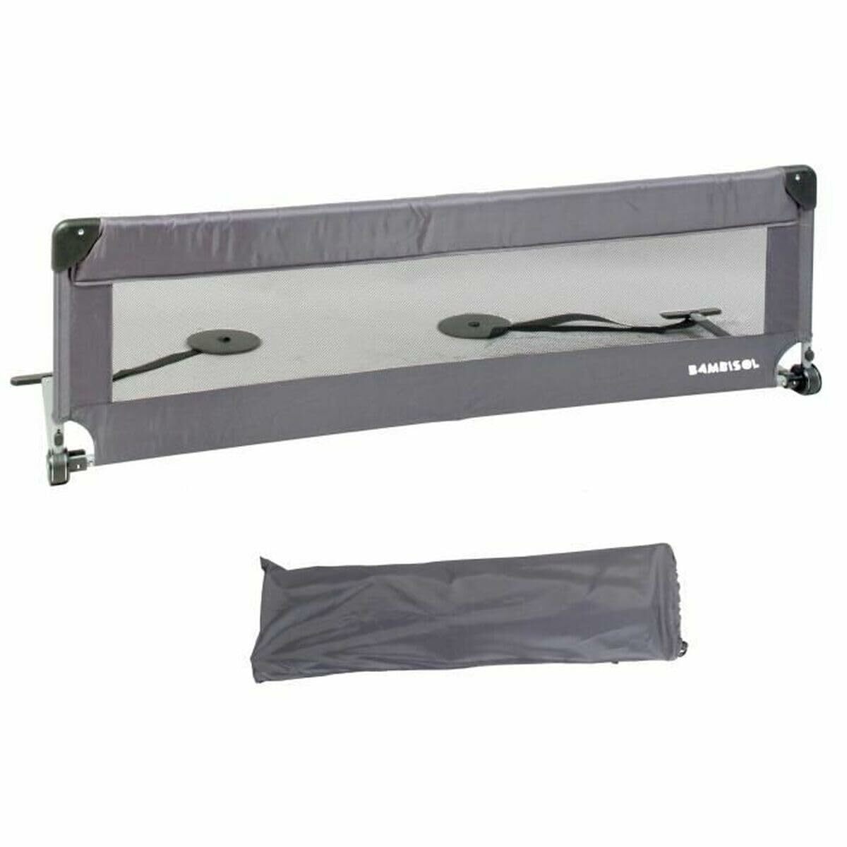 Livrenpoche : Barrière de lit 44 x 150 cm gris Looping - - Divers