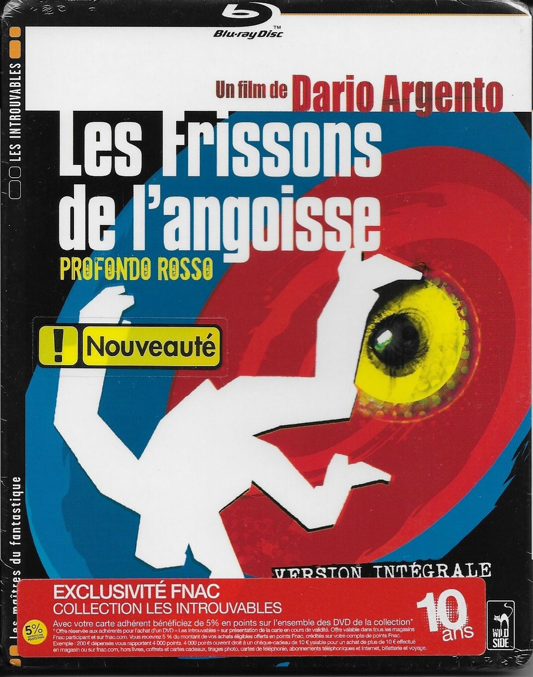Livrenpoche : Les Frissons de l'angoisse (Version intégrale) - Dario Argento - DVD